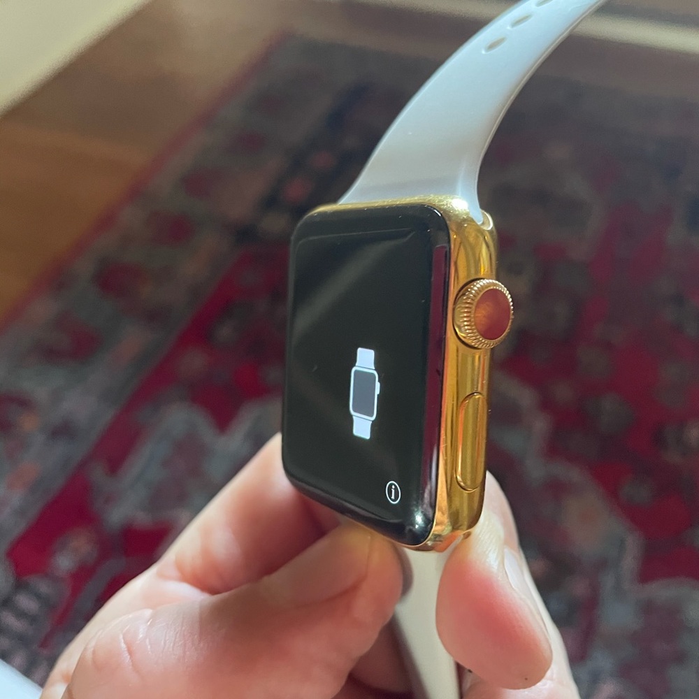 24k Gold Custom Apple Watch 42mm gen 3